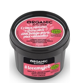 Natura Siberca Organic Kitchen #Lovemyjob! Natural Refreshing Anti-Fatigue Foot Cream, 100ml