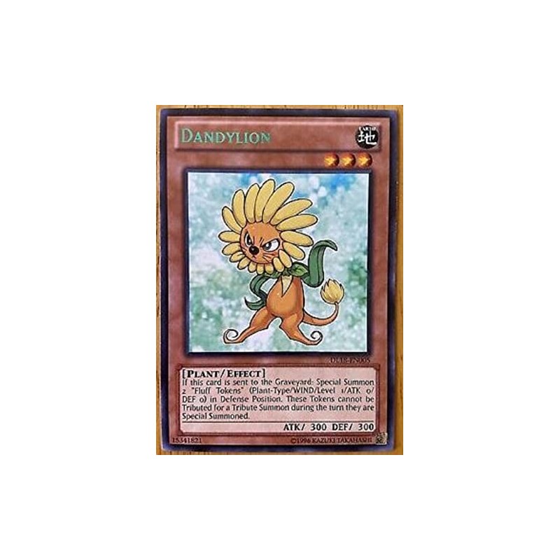 yugioh - Dandylion DL18-EN005 Blue Title Rare - Duelist League