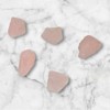 Pandiui23 Natrlicher Rosenquarz, 20 bis 30 mm, 5 Stck, Rosenquarz