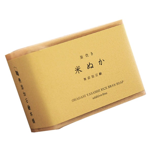 Rice Bran Soap, All Natural, 4.9 oz, Product of Japan