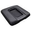GXARTS Black Leather Center Console Leather Lid Armrest Cover Replacement