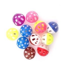 Senginoya, Cat Bell, Ball, Cat Toy, Pet Supplies, Large Capacity, Parakeet, Dog, Cat, Pack of 10, Random Color