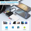 Aswalling USB C USB 3.0 Multi Card Reader 6 in