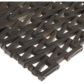 Durable Durite Recycled Tire-Link Outdoor Entrance Mat Herringbone Weave 17 x