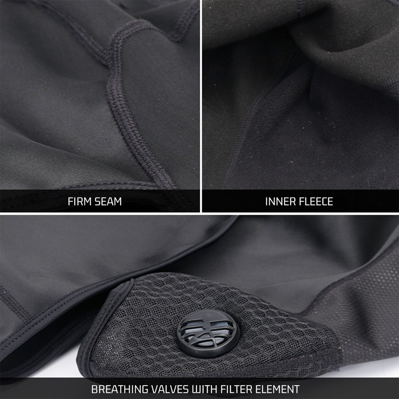 Balaclava Cycle Cap Thermal Face Cover with Breathing Valve in