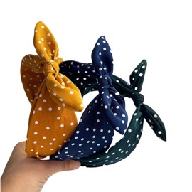 Juliyeh Bow Headbands for Women, Big Bowknot Hair Hoop Women for Women and Girls(yellow)