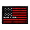 Welder - US Flag - Red | Hook and Loop