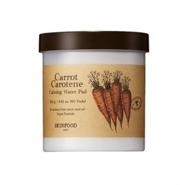 Skinfood 스킨푸드 당근 캐롯 카로틴 카밍 워터 패드 60매 Skinfood Carrot Carotene Calming Water Pad 60 Sheets