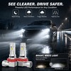 LED Headlight Bulbs for Vehicle Lighting – 6000K Plug-and-Play Fog