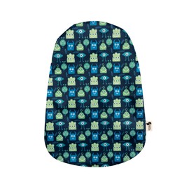Spoonie Threads Monsters Elastic Ostomy Bag Cover | Fashionable & Adjustable Colostomy Stoma Ileostomy Pouches | Monsters, Size 6x11 (Small Opening)