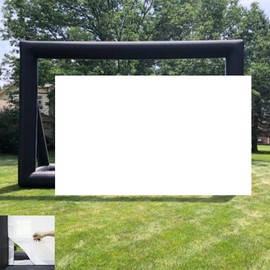 Replacement White Screen Yimukaka 25ft Inflatable Projector Screen,No Seam,Inflatable Frame is not Included