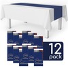 Navy Blue 12 Pack Premium Disposable Plastic Table Runner 14