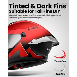 OutdoorMaster Full Face Dual Visor Adult Motorcycle Helmet for Motorbike Street Bike with Pinlock Ready DOT Approved