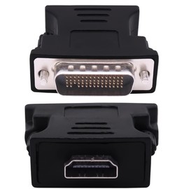 YARCHONN LFH DMS-59 Pin to HDMI 1.4 Adapter 59 Pin DVI Male to HDMI Female Convertor Connector for PC Desktop Graphics Card Computer Accessory