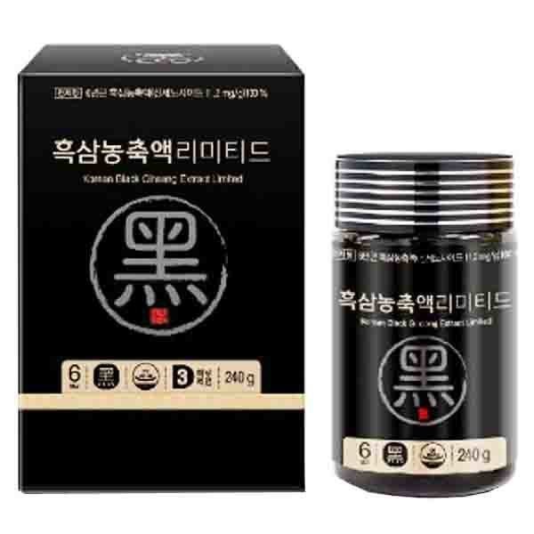 Cheonjemyeong red ginseng, 6-year-old Cheonjemyeong black ginseng concentrate limited 240g/Korea/Cheonjemyeong consignment sales mall/shopping bag/free