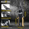 INJOYTEC Straight Cut Snips Aviation Snips with Wire Cutter Straight