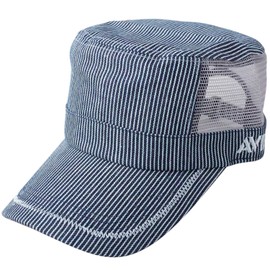 Avirex BIG Size Standard Mesh Work Cap, Hat, XL, Large Size, Black, Deep, Spring, Summer, Men's Big Size, (01) Hickory