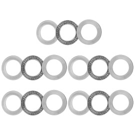 QUARKZMAN AXK3047 Axial Needle Roller Bearing with Washers 30 mm Bore 47 mm OD 2 mm Thickness Pack of 5
