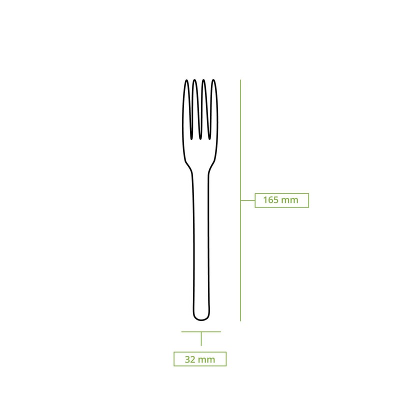 BIOZOYG Paper Fork, 16.5 cm, Brown, Catering Accessories, Party Forks