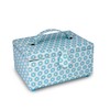 Dritz Small Sewing Basket, Retro Blue