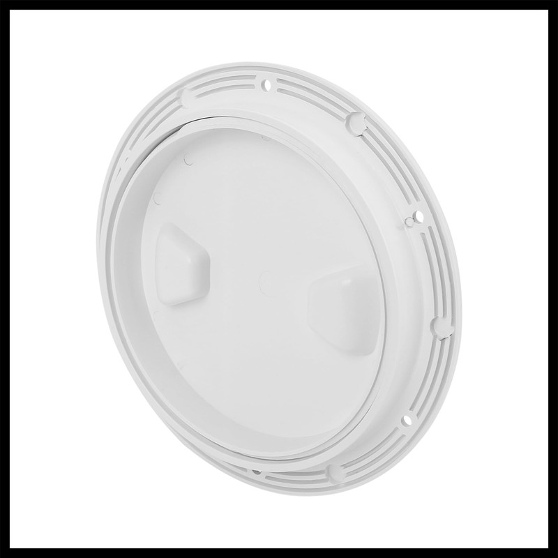 Hihaha 6" Boat White Circular Inspection Hatch Deck with Detachable