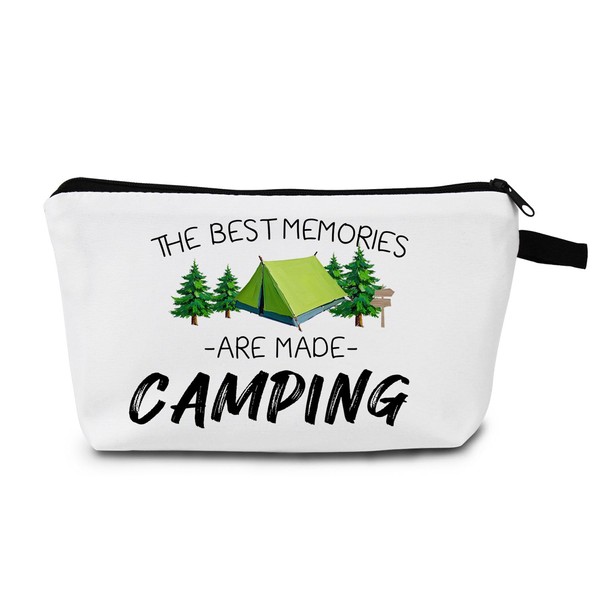 MoCaliduccious Camping Memories Cosmetic Bag Outdoor Adventure Printed Design Travel