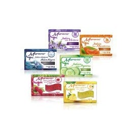 Jabon de Tocador Murano, 6 Jabones de 150g. Aromas Surtidos, con extractos Naturales.