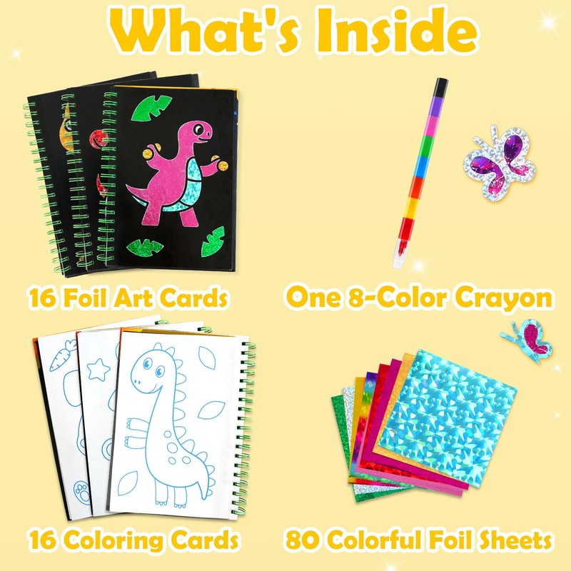 FUNNYB&G Foil Art Kids Arts & Craft Activity: Creative Travel