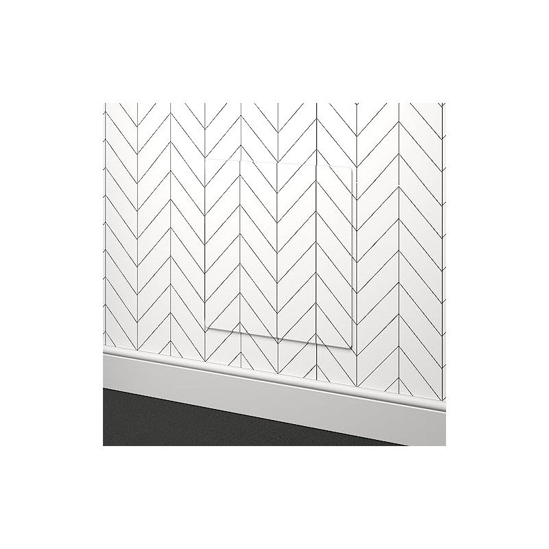 14" x 14" Spring Loaded White Plastic Access Panel