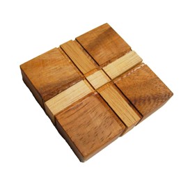 Flying Cross Physical Puzzle Wooden Puzzle Knobelholz IQ Test, Physics Test, Children's Puzzle Skill Game, Brain Teaser Puzzle, Learning Puzzle, School, Handmade 3D Puzzle