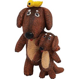 yu-pawa- Figurine Object, Multi Weight: approx. 0.2kg (Medium) "Mommy Ducks" It – 01723 