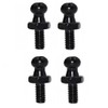 Ramor Strutz Four Black Ball Stud Bolts for Gas Struts,