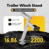 vidaXL Trailer Winch Stand, Steel Boat Trailer Winch Post, Adjustable