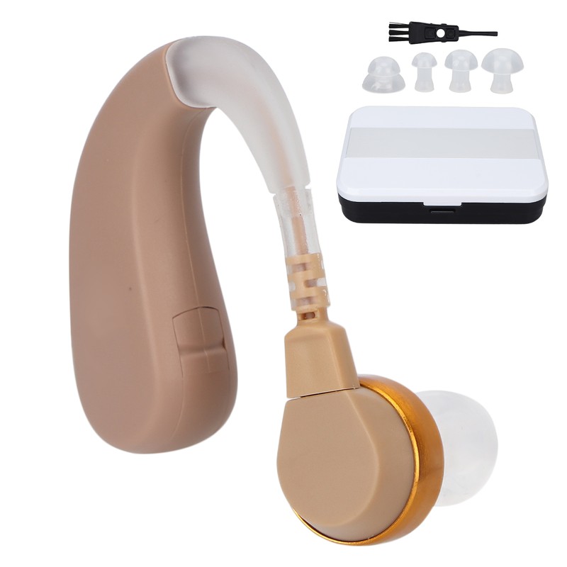 Hearing Aid Earphone Amplifier with Sterilization Box Noise Reduction Ear
