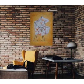 Artley Prints - The Siblings by Paul Klee Canvas Wall Art l Modern Portrait Prints | Expressionism Artwork for Living Room Bedroom 30 x 20cm (12 x 8 inches) A4