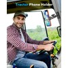 Upgraded Magnetic Tractor Phone Holder for Forklift/Front Loader/Excavator
