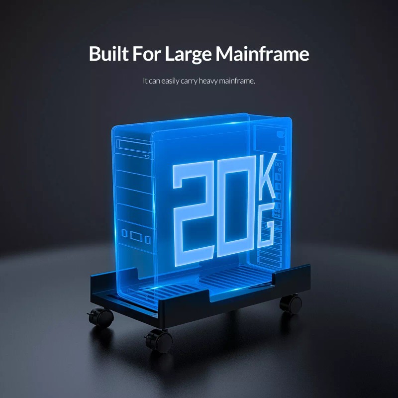 Universal ORICO Mobile CPU Stand Adjustable Computer Tower Desktop Holder