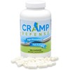 Cramp Defense® Magnesium for Leg Cramps, Muscle Cramps & Muscle Spasms. End Them Fast and Permanently. Organic Magnesium, Non-Laxative, NO Magnesium Oxide OR Herbs! Big 180 Capsule Bottle.