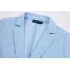 Unifizz Women 3/4 Sleeve Blazer Two Buttons Front Jakcets Work