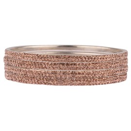 Efulgenz Rhinestone CZ Crystal Bracelet Bangles Jewelry for Women (4 Pcs) Size-2.8