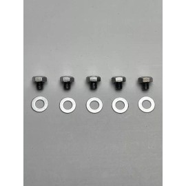 Ballistic Silver Replacement Beadlock Bolt & Washer Kit 5 PCS