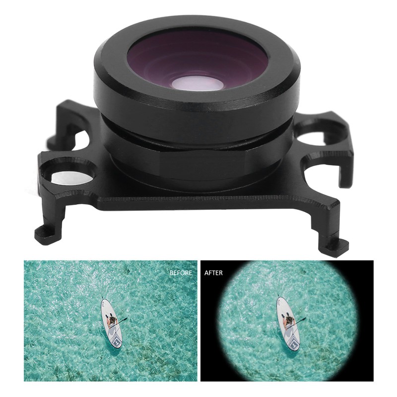 Junestar Fisheye Lens Portable Lightweight 180 Degrees View Angle for