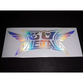 Su Babymetal Logo Holo Foil Silver Sticker Vinyl Decal Baby Metal Waterproof!