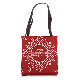 BRAVERY, JUSTICE, FAITH WRITTEN IN THAI SYMBOLS Tote Bag