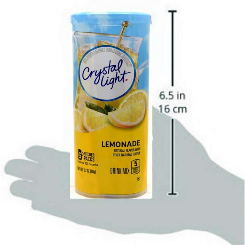 Crystal Light Lemonade Drink Mix, 12-Quart Canister (Pack of 7)