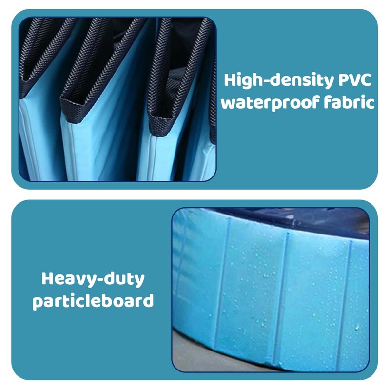 Pet Bathing Pool,Foldable Waterproof PVC Paddling Tub