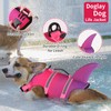 Doglay Dog Life Jacket, Ripstop Cute Shark Dog Life Vest