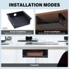 Patioer Under Desk Storage Shelf, Steel Under Desk Tray Mountable