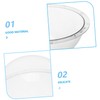 Operitacx Acrylic Clear Camera Dome Cover Transparent Security Cctv Housing