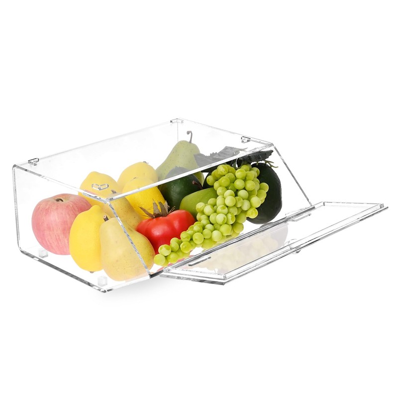 Ikee Design Acrylic Stackable Bakery Case Kitchen Pastry Container Display,